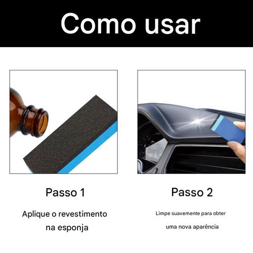 Revestimento plástico reformado, limpeza de bancos de painel interno de automóveis, revestimento de manutenção de envidraçamento à prova de poeira