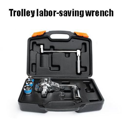 Tire labor-saving wrench hand crank car screw removal force wrench family car tire removal repair tool