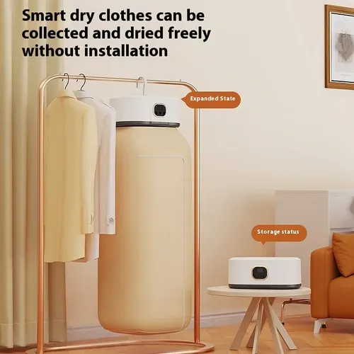 Portable Household Small Drying Machine Baby Clothes Dormitory Foldable Display Screen Dryer