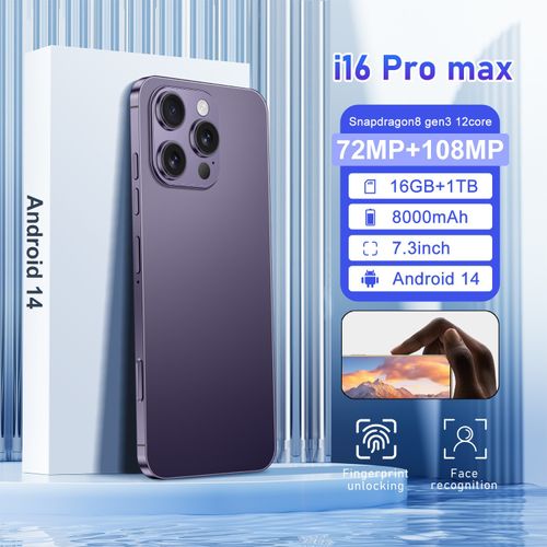 I16 Promax mobile phone 8 cores 4GB + 64GB octa-core CPU MTK processor English version