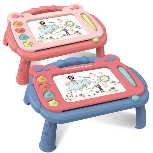 Quadro de desenho magnético infantil, brinquedo de grafite, quadro de escrita, pintura colorida apagável
