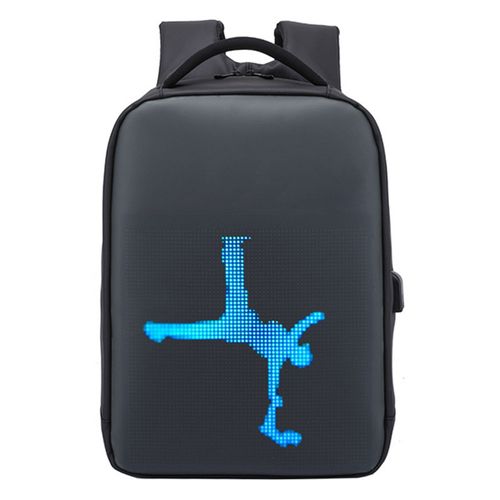 Mobile digital display backpack motorcycle