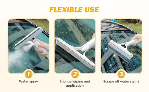3-in-1 window cleaning scraper