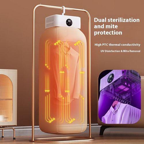 Portable Household Small Drying Machine Baby Clothes Dormitory Foldable Display Screen Dryer