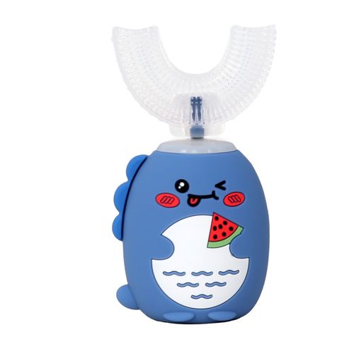 3 Modes 360 Degrees Easy Use Cartoon Rechargeable 3D Food Grade Silicone U Animal Kids Electric Toothbrush