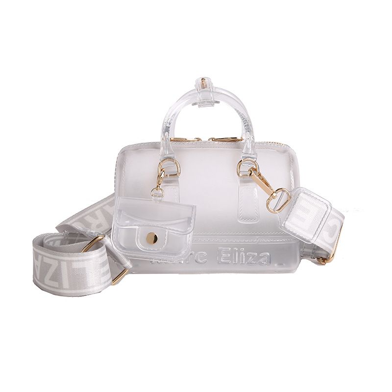 Trendy Jelly Crossbody Bag Macaron Color Pillow Satchel for Fashion Lovers