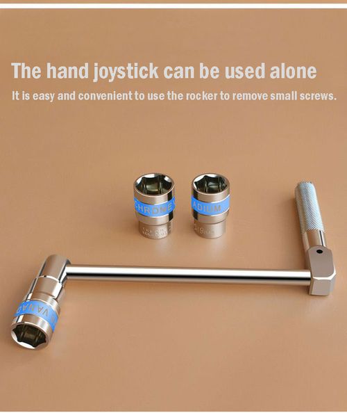 Tire labor-saving wrench hand crank car screw removal force wrench family car tire removal repair tool