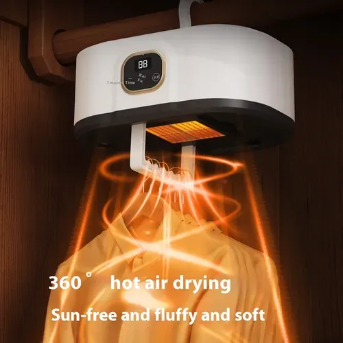 Portable Household Small Drying Machine Baby Clothes Dormitory Foldable Display Screen Dryer