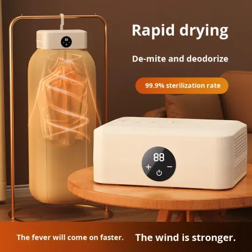 Portable Household Small Drying Machine Baby Clothes Dormitory Foldable Display Screen Dryer