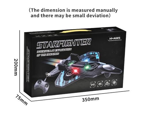 Remote control airplane drone, suitable for children, adults and beginners, with automatic hovering fighter toy