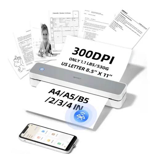 MT610 Pro 300dpi Portable Mini Thermal Printer Wireless BT Interface Smart Label Photo Mobile Pocket IOS Android Compatibility