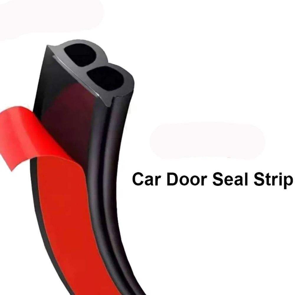 Rubber B Shape Weatherstrip 10Meters Rubber Seals Trunk Car Door Seal Strip