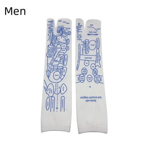 Acupressure Foot Reflexology Cotton Socks With Massage Tool Sticks Sets