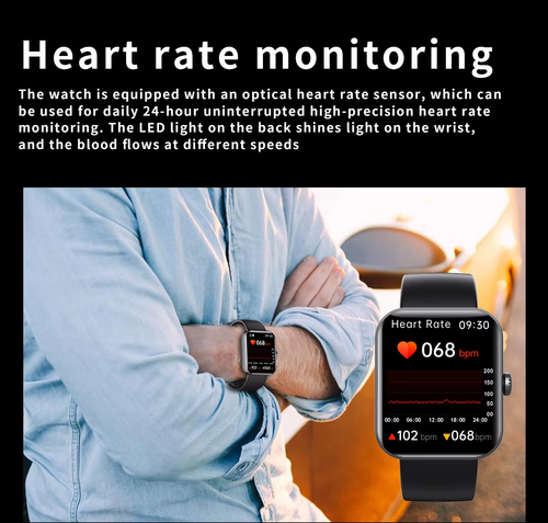 New F57L Smart Watch 2025 1.9 Touch Screen Health Monitoring BT Call Sport Watch for Men Women Android Smart Watches