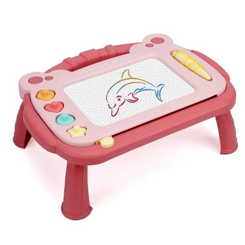 Quadro de desenho magnético infantil, brinquedo de grafite, quadro de escrita, pintura colorida apagável
