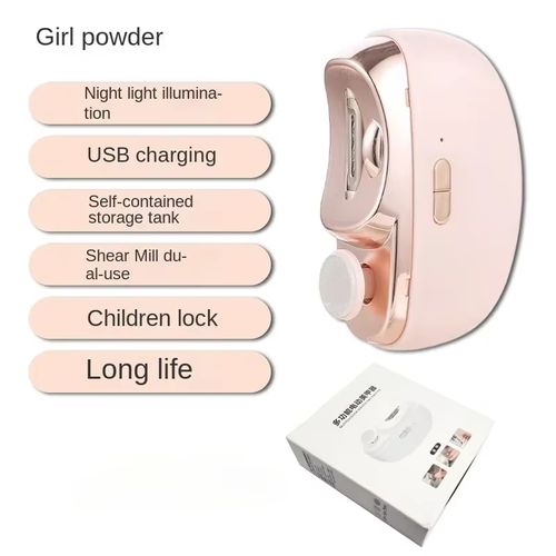 2-in-1 electric nail clippers, scissors, files, safe automatic electric nail clippers suitable for adults, seniors, babies, toddlers and children
