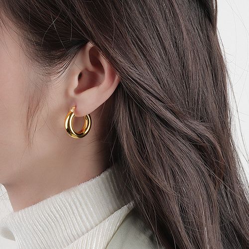 18K gold plated earrings, perfect for Christmas and stocking stuffers
