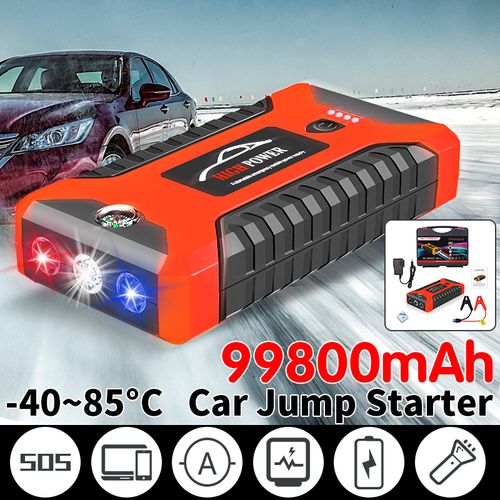 12v Portable Car Jump Starter with air Compressor Car Battery Jump Starter Power Station Multi Function Jump Starter Car