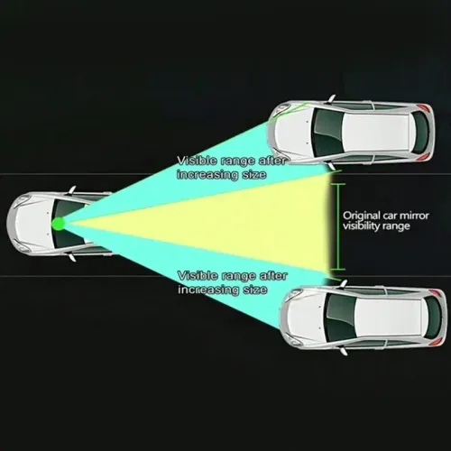 wide - view rearview mirror for car reversing anti - glare and anti - reflection rearview mirror for reversing