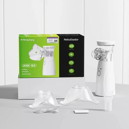 Nebulizador portátil para alívio rápido de resfriados e tosses, essencial em sua casa!