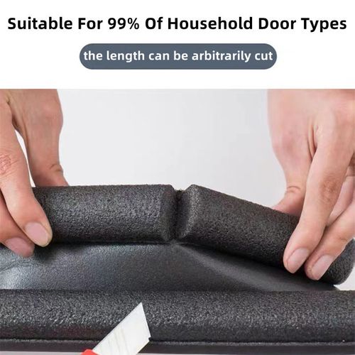 Door seal + stylish sunglasses： Noise Blocker Door Draft Stopper Rubber Bottom Sealing Strip for Door Draft Stoppers and Gap Sealing Door Sealing Strips