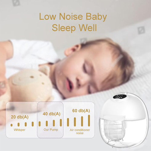 4 Modes, 12 Speeds, Cordless Electric Breast Pump, BPA-Free, Silicone, Wearable, Hands-Free, S39 Breast Pump