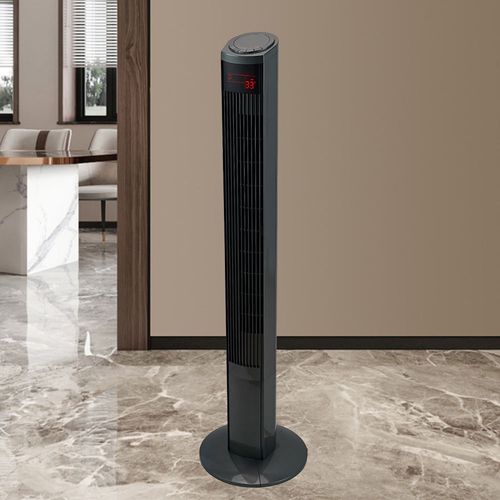 Electric Bladeless Ventilateur Tower Pedestal Fans Black Tower Fan