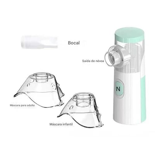 Nebulizador portátil para alívio rápido de resfriados e tosses, essencial em sua casa!