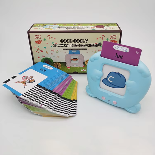 Voice flash card machine, suitable for early childhood learning enlightenment interactive toys, suitable for children's gifts