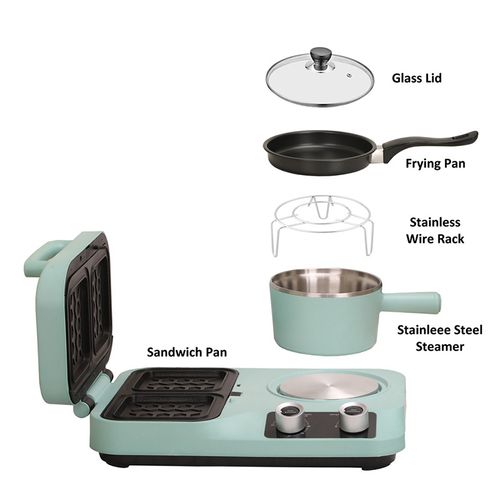 4-in-1 multifunctional breakfast machine Breakfast Maker home sandwich light food machine toaster