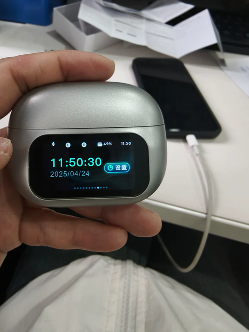 SmartEarbuds: Trådlös Öronklämma Bluetooth-Öronsnäckor Med Smart Skärm Display