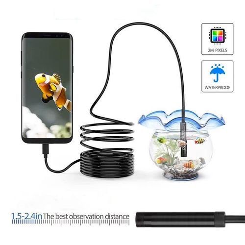 Endoscope Camera Endoscope Borescope Android Type-C USB Inspection Camea for Car(640*480P resolution)