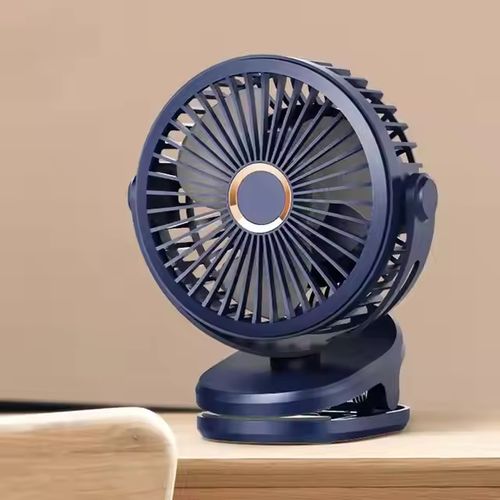 Silent and portable clamp-type fan