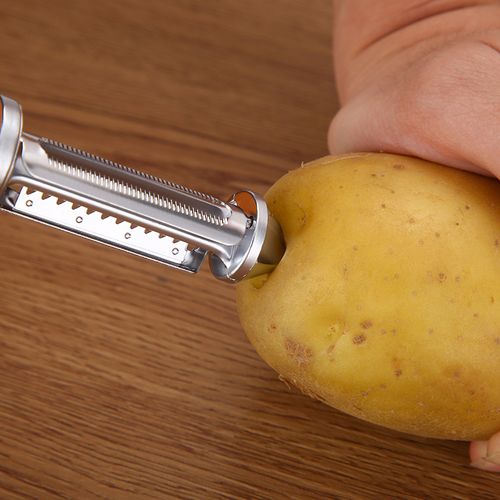 Multifunctional household kitchen peeler zinc alloy peeler grater fruit and fruit opener wine bottle five-in-one peeler