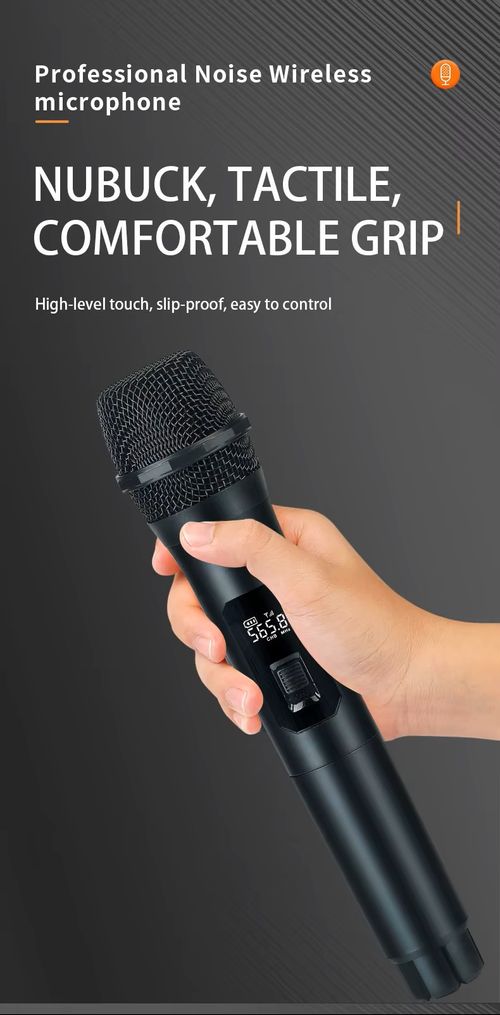 X4 Professional One Drag 4 Handheld Lightweight and Portable Wireless Microphone Karaoke