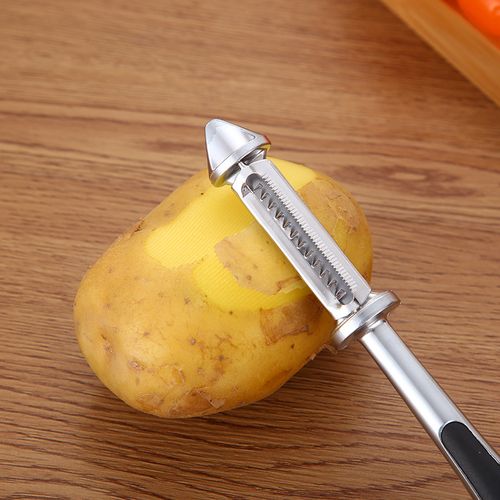 Multifunctional household kitchen peeler zinc alloy peeler grater fruit and fruit opener wine bottle five-in-one peeler