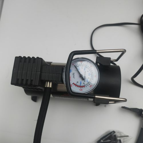 Car tire air pump single cylinder 12V portable metal electric emergency tool