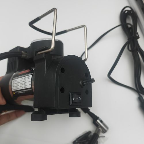 Car tire air pump single cylinder 12V portable metal electric emergency tool