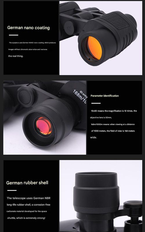 80*80 handheld binoculars high magnification high-definition low-light-level night vision adult outdoor travel