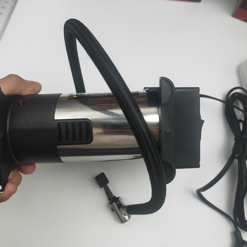 Car tire air pump single cylinder 12V portable metal electric emergency tool