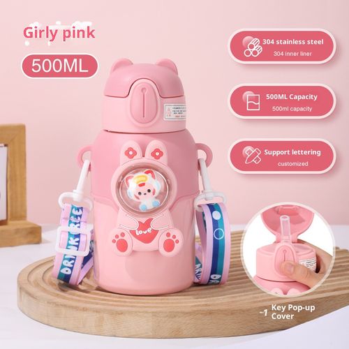 2025-11-5Cartoon High-Beauty Children's Insulated Cup