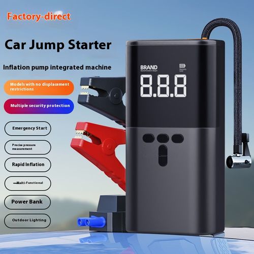 🚗🚗car emergency start power bank, portable air compressor