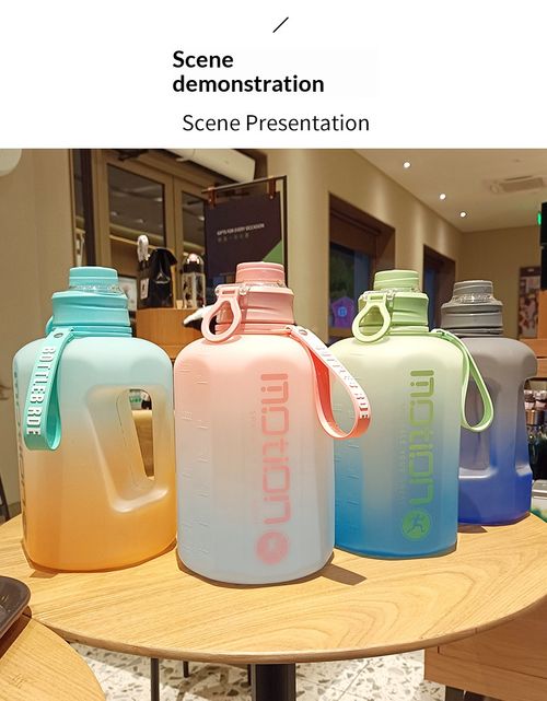 Stylish Gradient Large Capacity Sports Water Jug