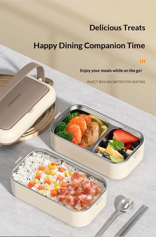 Three-layer 304 stainless steel insulated lunch box