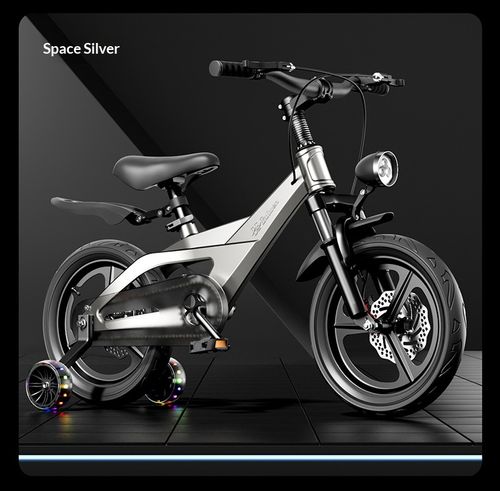 14-inch magnesium alloy disc brake + front suspension children's bicycle
