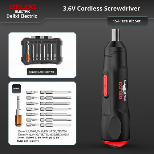 2025-10-22DeLixi Rechargeable Mini Screwdriver