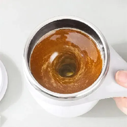 Magnetic Automatic Self-Stirring Coffee Mug