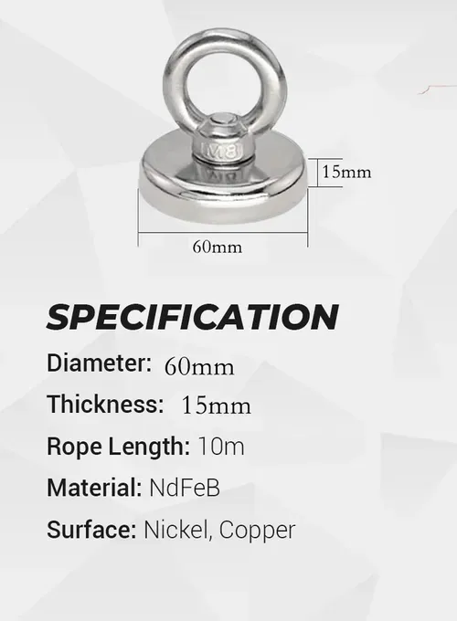 Deep-water Magnetic Salvage Magnet Set