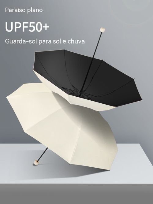 Não tema sol forte nem chuva ao sair! Guarda-chuva para sol e chuva, essencial para praia e uso diário.