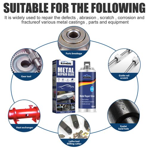 Com esta cola universal, não precisa trocar peças danificadas, economiza muito em reparos.